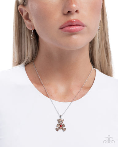 Twinkling Teddy Necklace