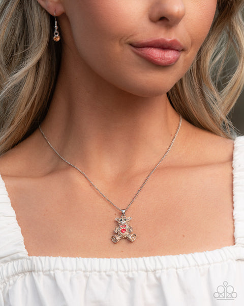 Twinkling Teddy Necklace