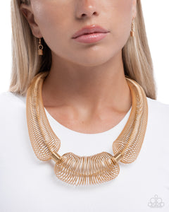 Carefree Coils Gold Necklace