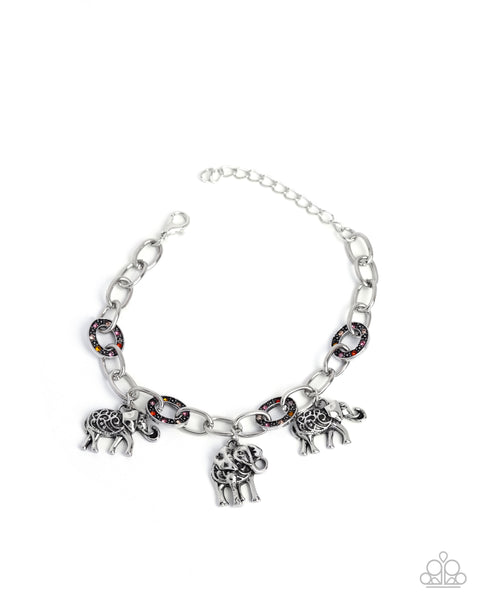 Follow the Herd Orange Bracelet