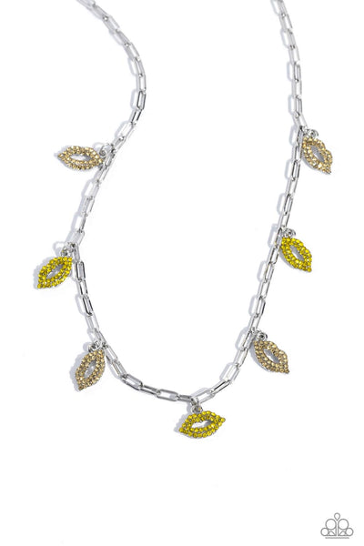 KISS the Mark - Yellow Necklace