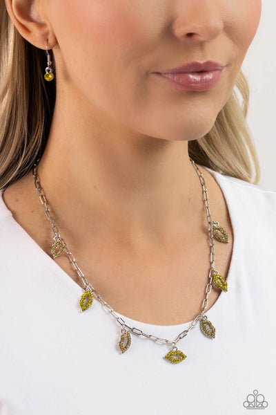 KISS the Mark - Yellow Necklace