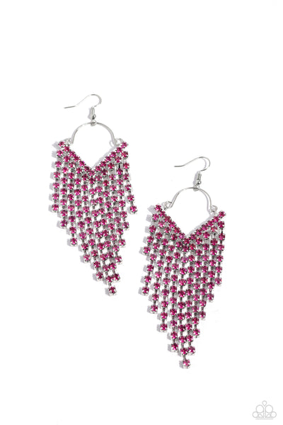 V Fallin - Pink Earrings