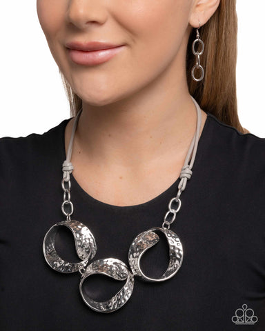 Curly Cabaret Silver Necklace