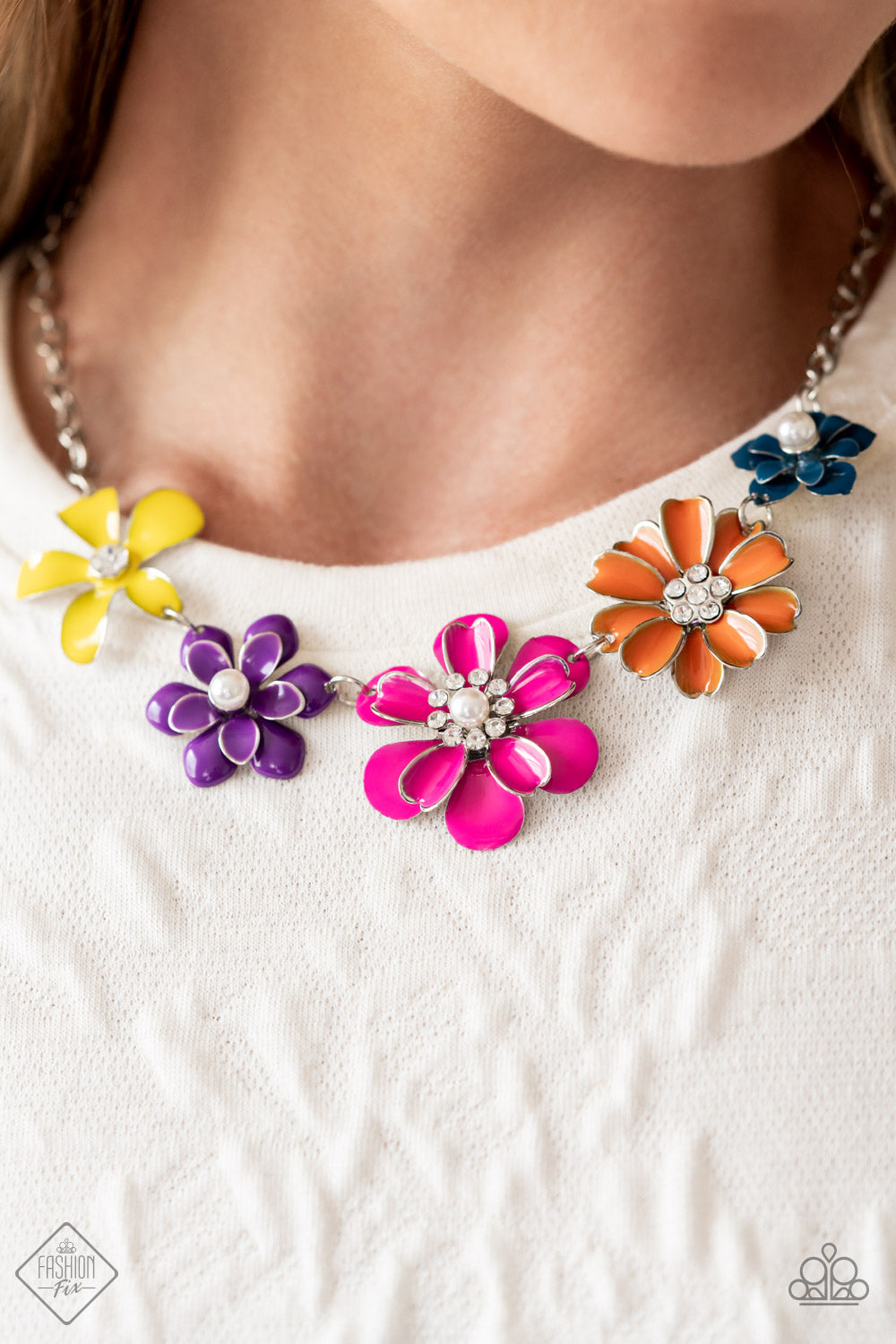 Floral Reverie - Multi - Necklace