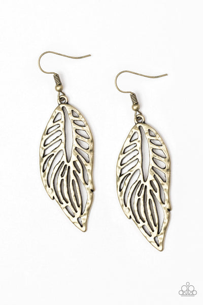 Come Home To The Roost - Brass Earring