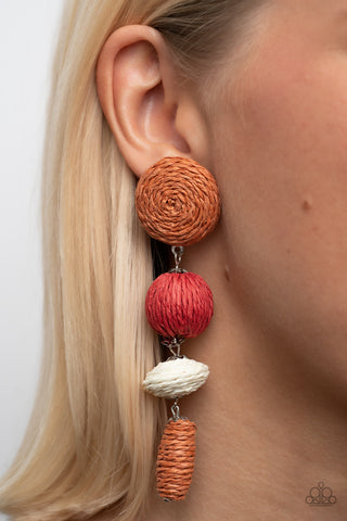 Twine Tango - Multi - Earring