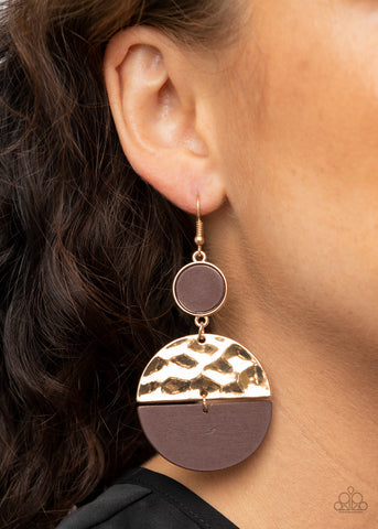 Natural Element - Gold Earring