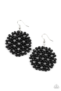 Summer Escapade - Black Earring