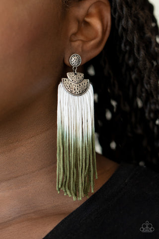 DIP It Up - Green - Earrings