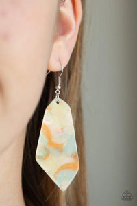 Walking On Watercolors - Multi - Earrings