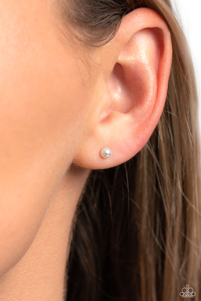 Dainty Details - White Earrings