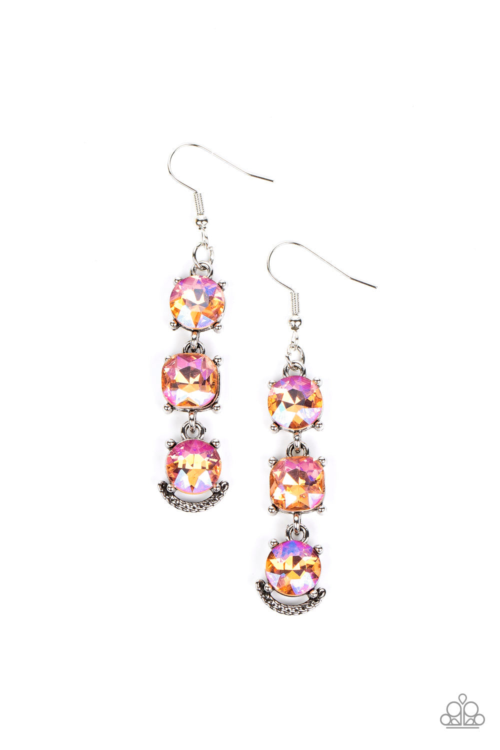 Determined to Dazzle - Orange - Earrings