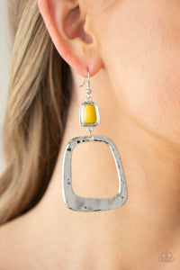 Material Girl Mod - Yellow Earring