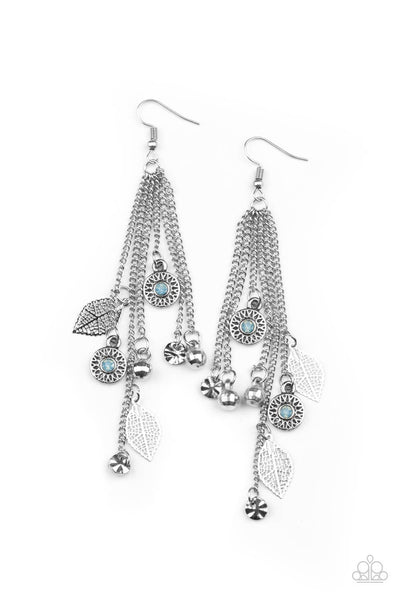 A Natural Charmer - Blue - Earrings