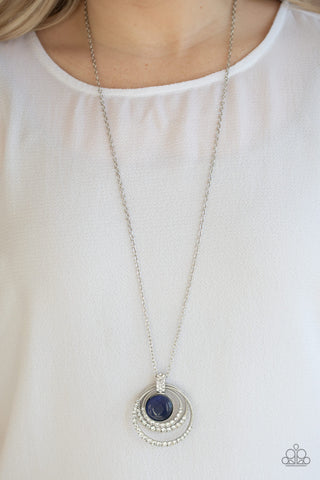 A Diamond A Day - Blue - Necklace