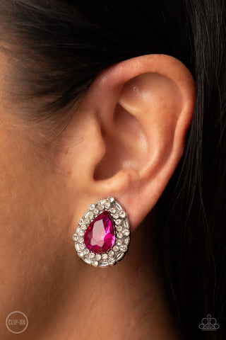 Haute Happy Hour - Pink - Earrings