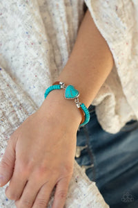 Charmingly Country Blue Bracelet