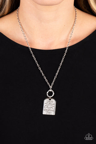 Persevering Philippians - Silver - Necklace