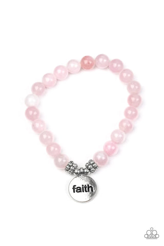 Faith It Till You Make It - Pink - Bracelet