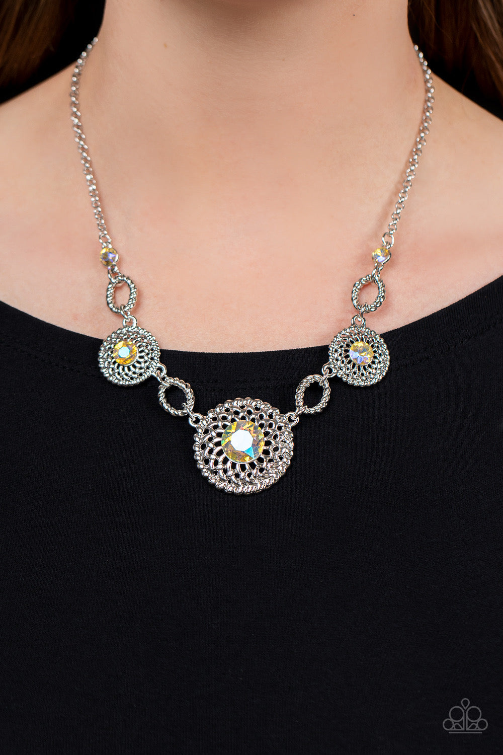 Cosmic Cosmos - Yellow - Necklace