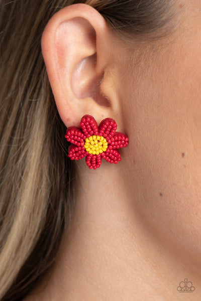 Sensational Seeds - Red Earrings