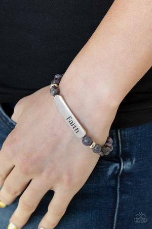 Faith In All Things - Purple - Bracelet