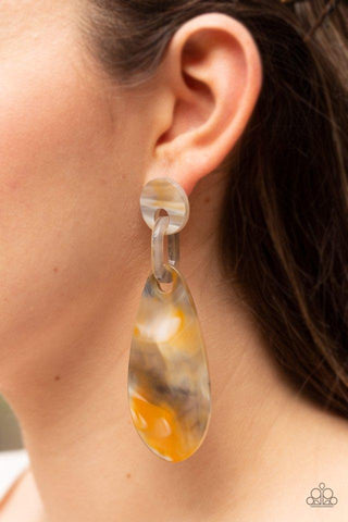 A Haute Commodity Yellow - Earrings