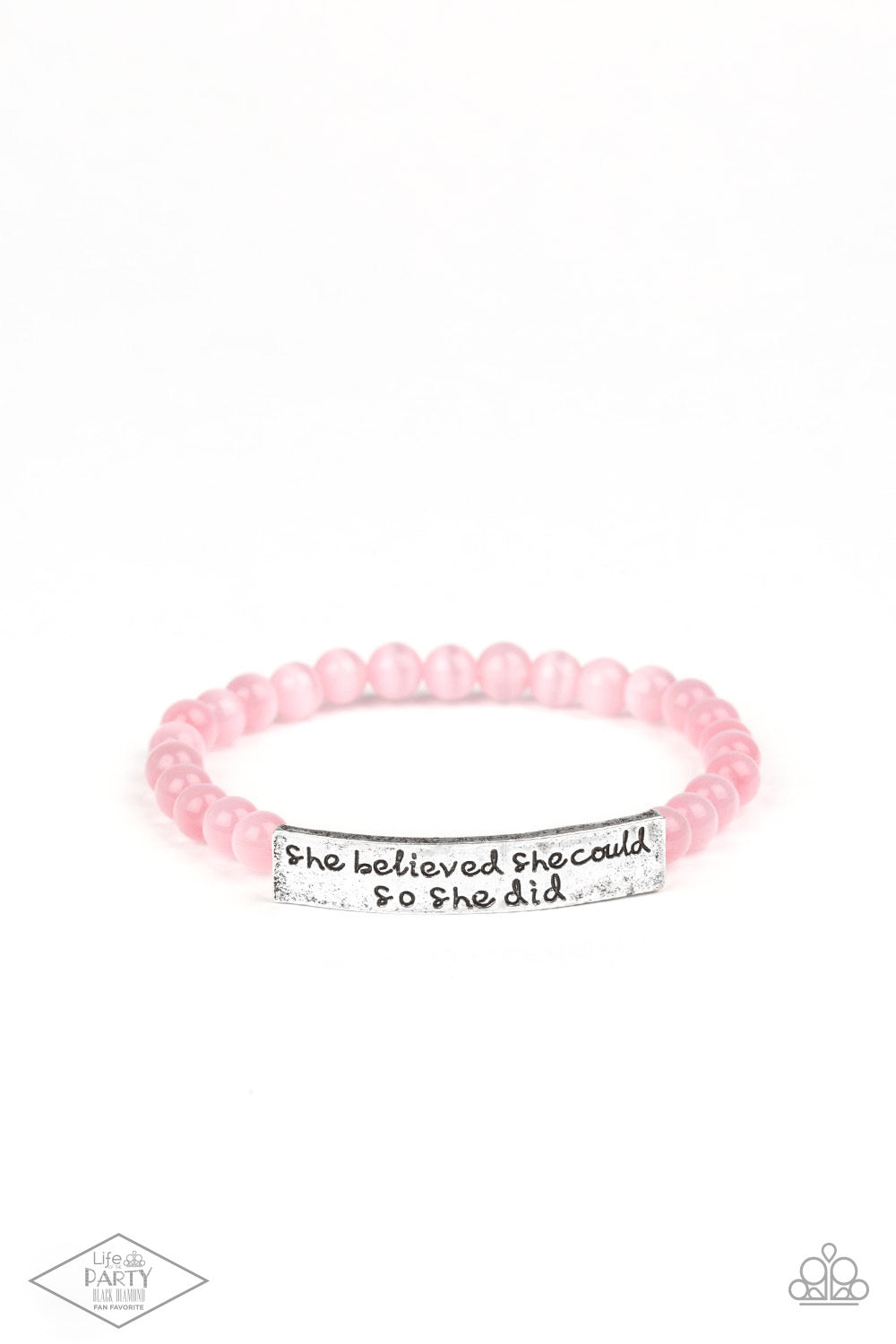 So She Did - Pink - Bracelets