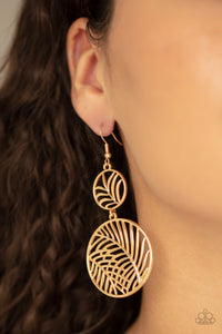 Palms Oasis - Gold Earrings