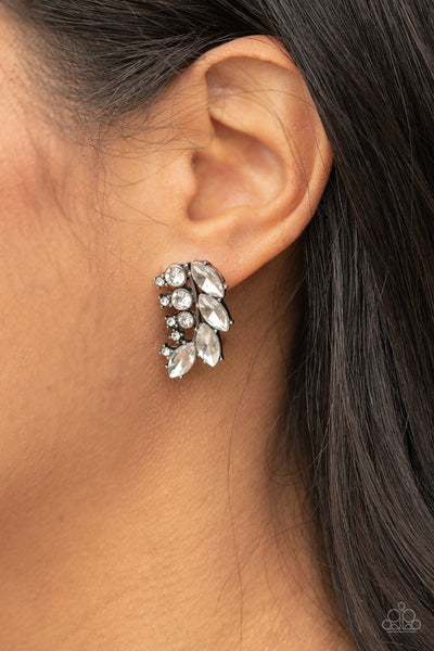 Flawless Fronds - Black Earrings