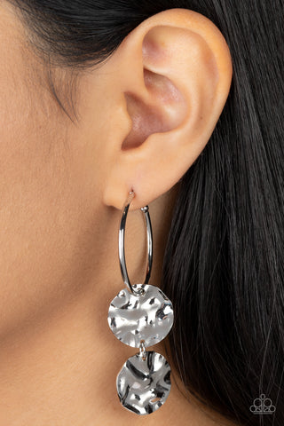 Sending Shock Waves - Silver Earrings