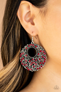 Starry Showcase - Red Earrings