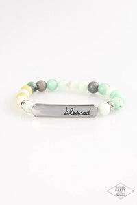 Born Blessed - Green -  Bracelet