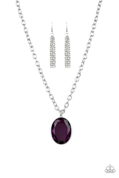 Light As Heir - Purple Necklace