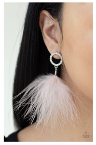 BOA Down - Pink Earring