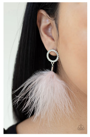 BOA Down - Pink Earring