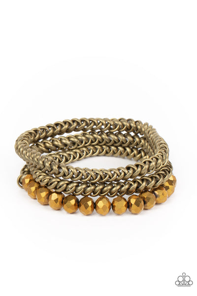 Gutsy and Glitzy - Brass - Bracelets