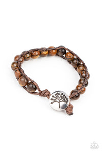 Seasonal Bounty - Brown Bracelet