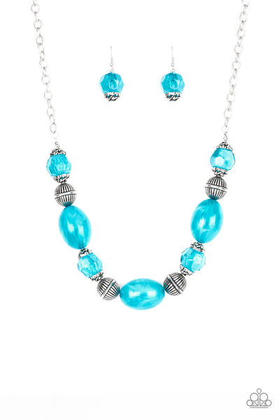 Ice Melt - Blue Necklace