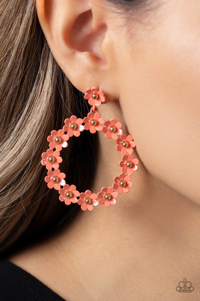 Daisy Meadows - Orange Earrings