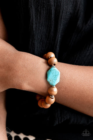 Abundantly Artisan - Blue - Bracelet