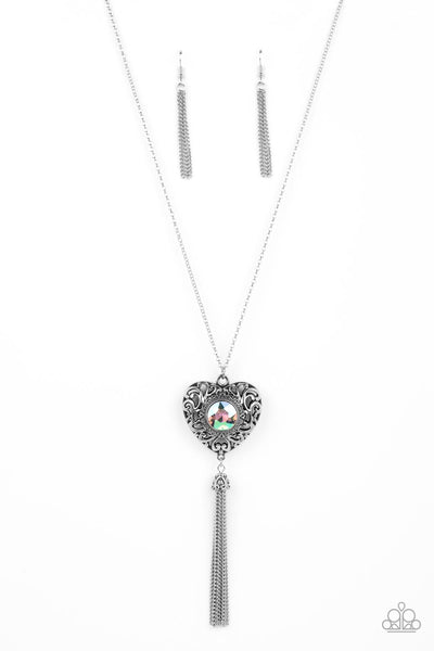 Prismatic Passion - Green - Necklace