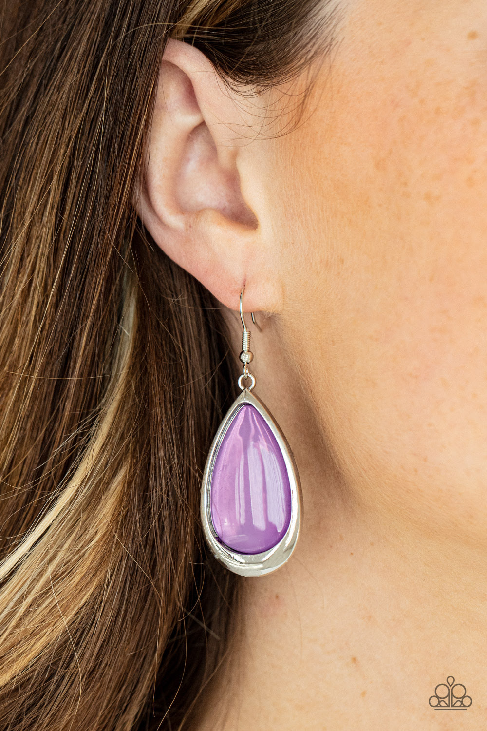 A World To SEER - Purple - Earrings