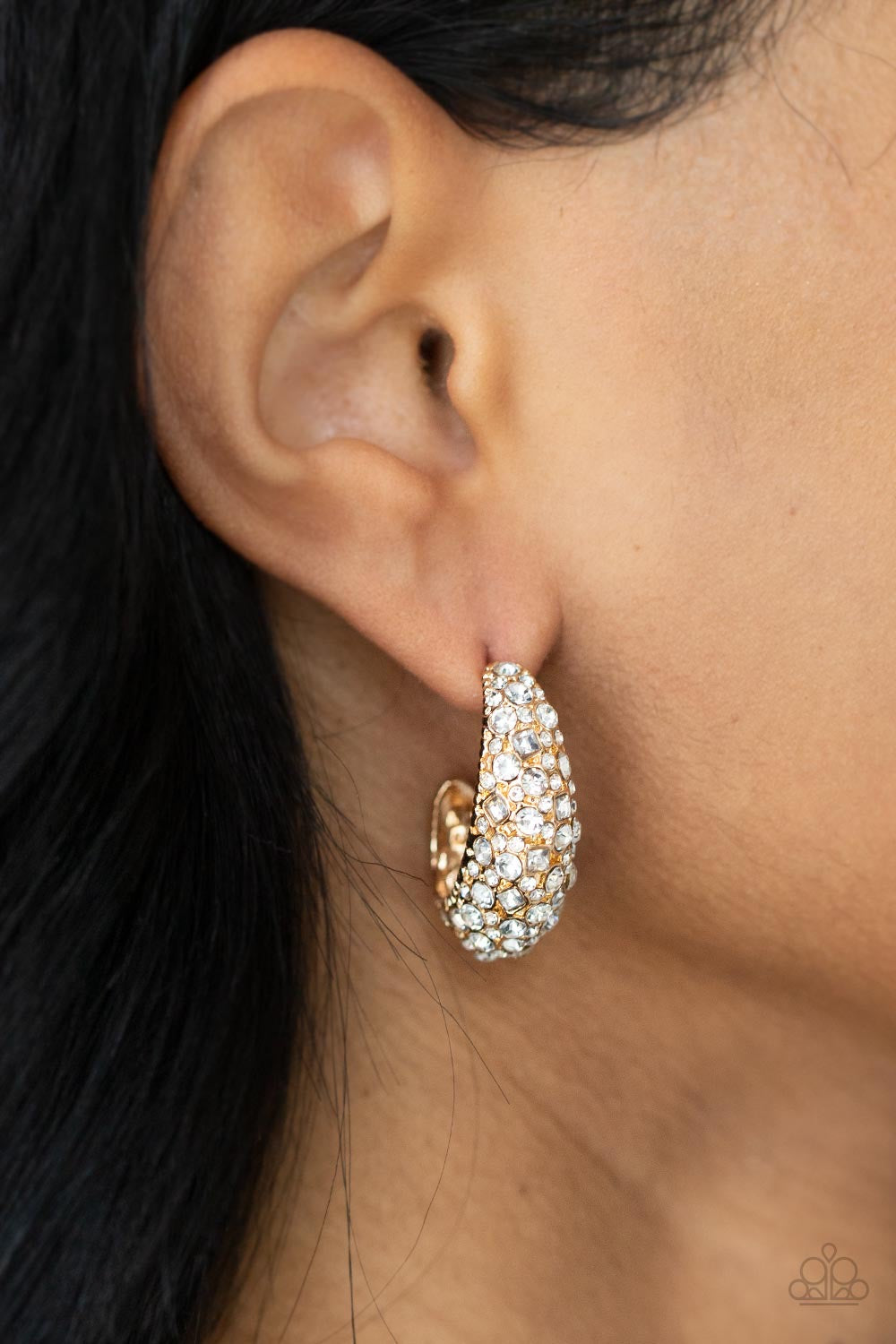 Glamorously Glimmering - Gold - Earrings