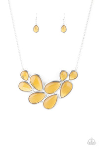 Iridescently Irresistible - Yellow Necklace