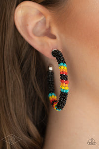 Bodaciously Beaded - Black -Earrings