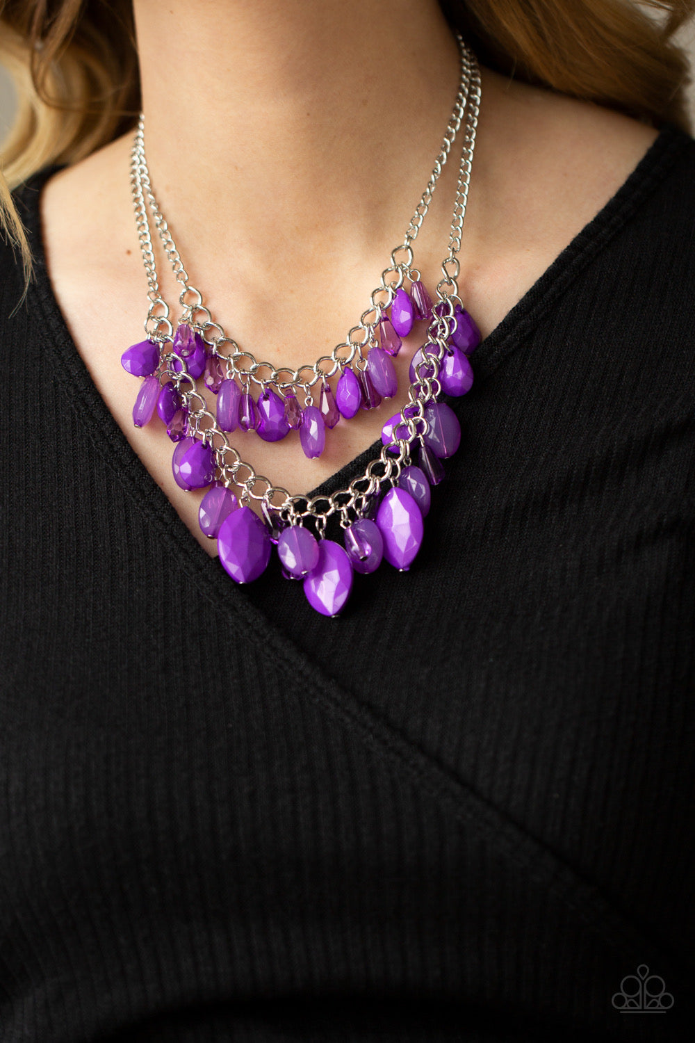 Midsummer Mixer - Purple Necklace