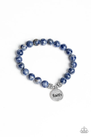 FAITH It, Till You Make It - Blue - Bracelet