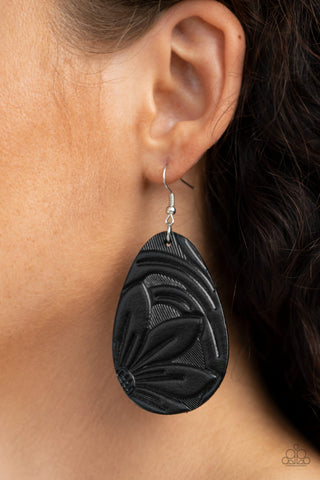 Garden Therapy - Black Earrings